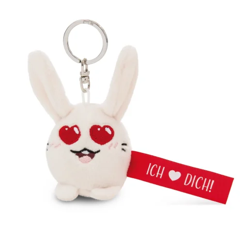Schlüsselanhänger Hase "Ich Herz dich!"