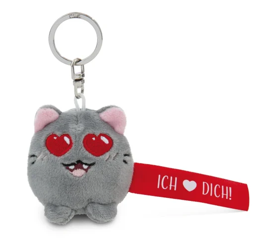 Schlüsselanhänger Katze "Ich Herz dich!"