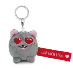 Schlüsselanhänger Katze "Hab dich lieb!"