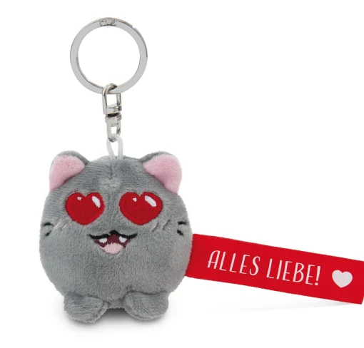 Schlüsselanhänger Katze "Alles Liebe!"