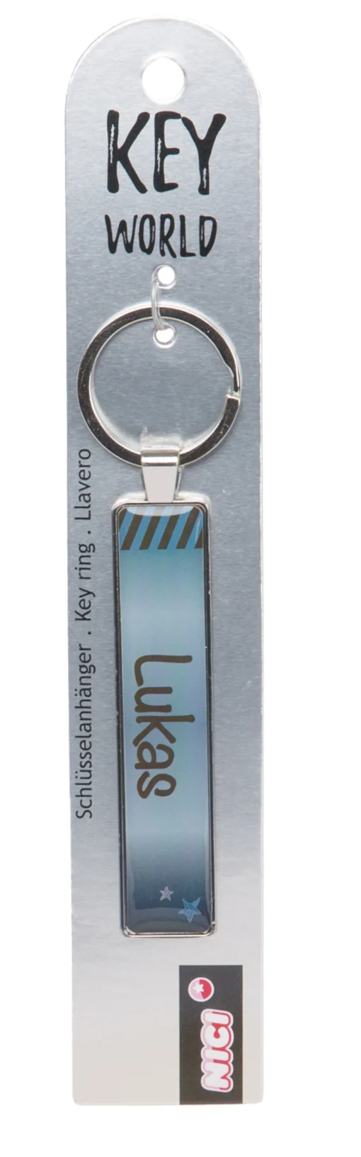 Schlüsselanhänger Key World 'Lukas'