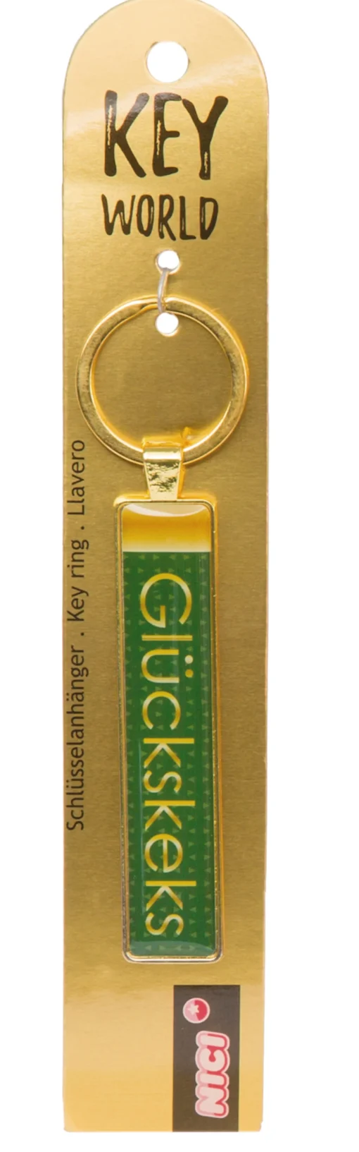 Schlüsselanhänger Key World 'Glückskeks'