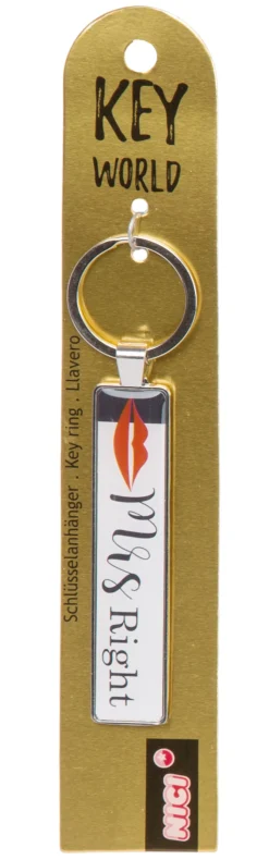 Schlüsselanhänger Key World 'Mrs. Right'