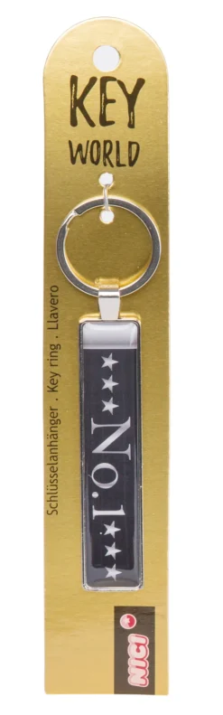 Schlüsselanhänger Key World 'No. 1'