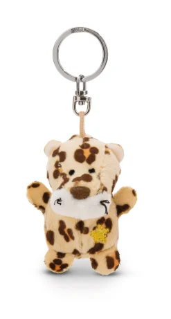 Schlüsselanhänger Leopard mit Stern