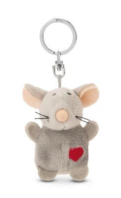 Schlüsselanhänger Maus mit Herz