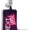 Schlüsselanhänger Mini Plüschkissen "Next Level" m. Glöckchen