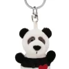 Schlüsselanhänger Panda mit Herz