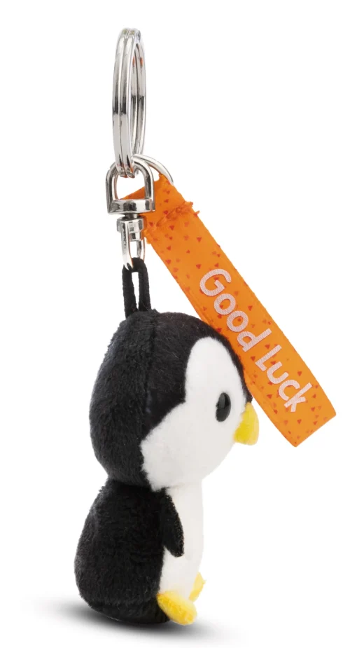 Schlüsselanhänger Pinguin "Good Luck" NICI GREEN