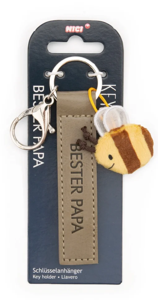 Schlüsselanhänger "Bester Papa" Biene