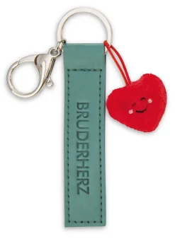 Schlüsselanhänger "Bruderherz" Herz