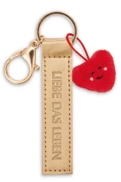 Schlüsselanhänger "Liebe das Leben" Herz