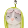Schlüsselanhänger Sleeping Pets grauer Hase NICI GREEN