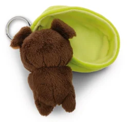 Schlüsselanhänger Sleeping Pets Dunkelbrauner Hund NICI GREEN