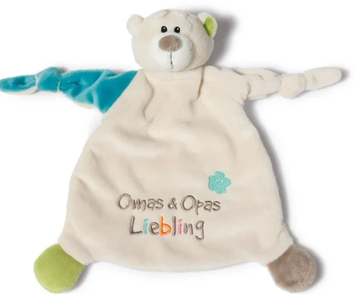Schmusetuch Bär "Omas&Opas Liebling"