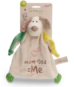 Schmusetuch Hund "Mum+Dad=Me"